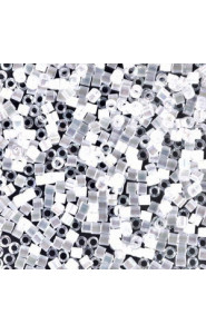 Miyuki delica beads 10/0 - Silk-satin crystal ab DBM-670